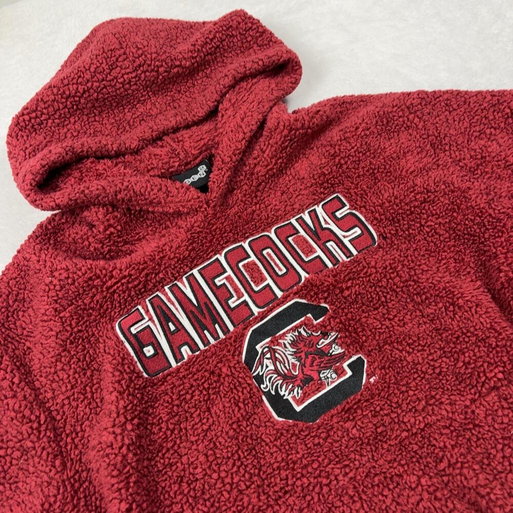 South Carolina Gamecocks GEN2 Hooded Sweatshirt Girls L Red Football NCAA